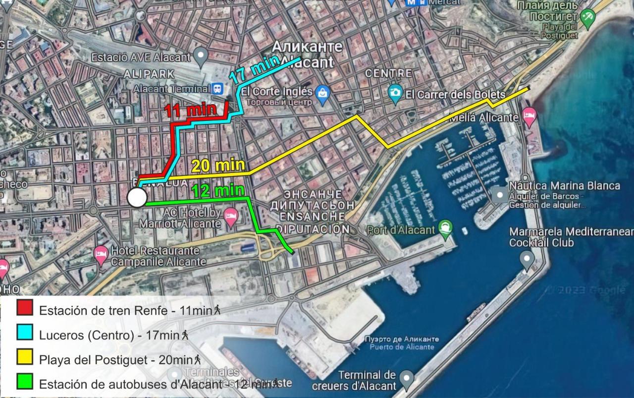 Habitacion En Alicante, Benalua Екстер'єр фото